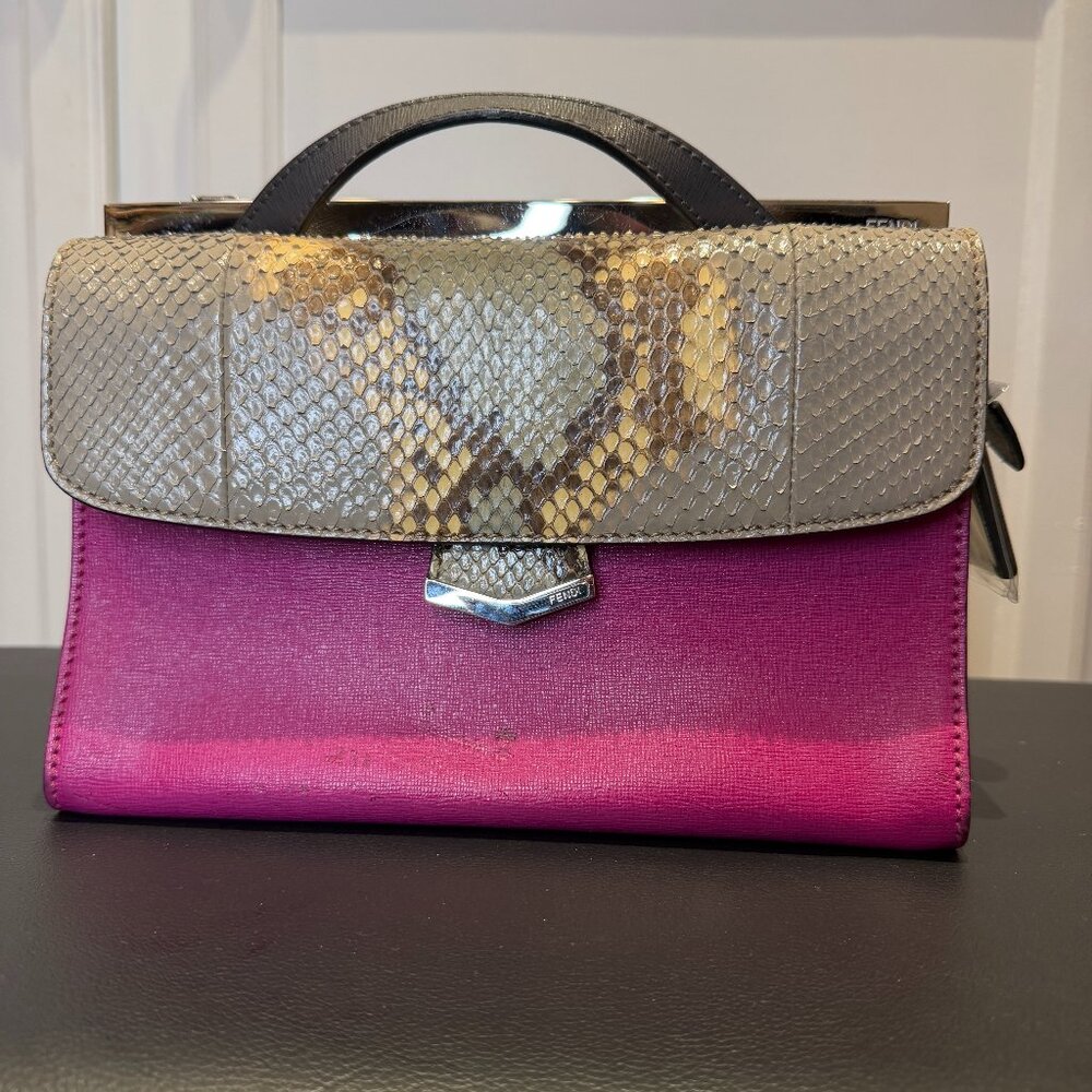 Fendi Python Demi Jour -- Multicolor Python & Fus… - image 1